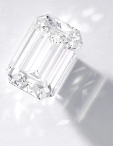 Diamante natural color D 3 quilates esmeralda cultivado en laboratorio VVS1 claridad corte suelto certificado - Imagen 1 de 11