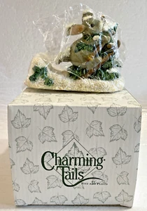 Charming Tails ~ WHO PUT THAT TREE THERE? Figure 87/621 ~ Fitz & Floyd NIB - Picture 1 of 10