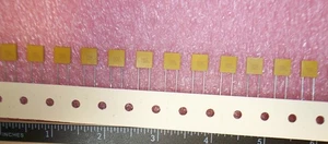 QTY (100) .01uf 200V 20% X7R MOLDED CERAMIC MLCC CAPACITORS MR062C103MAA CK06BX - Picture 1 of 4
