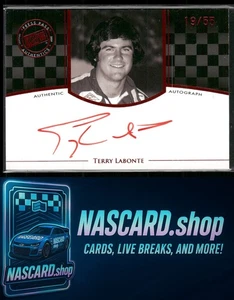2009 Press Pass Legends Terry Labonte Autographs Red #/55 - Picture 1 of 2