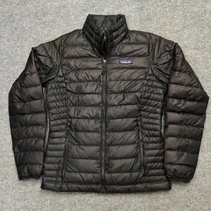 Giacca Patagonia donna taglia XS extra small nera piumino maglione imbottito zip intera - Foto 1 di 11