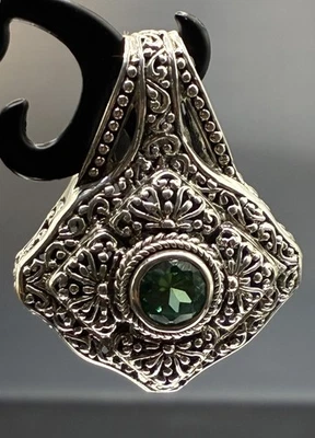 Colgante Sarda Bali Hai Místico Topacio Plata de Ley 925 Slide Foto 1 de 4