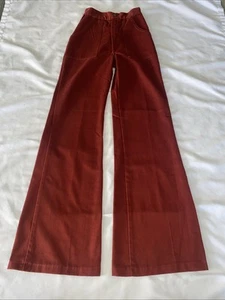Vintage 70s 80s High Waist Flare Bell Bottom Pants Women’s Size 5 - Bild 1 von 9