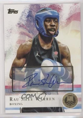 2012 Topps US Olympic Team and Hopefuls Gold /15 Rau'Shee Warren #2 Auto - Image 1 of 2