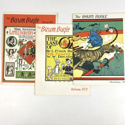 The Baum Bugle Spring Autumn Christmas 1972 The Wizard of Oz Fanzine L. Frank - Image 1 of 4