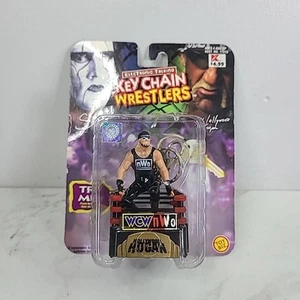1998 WCW nWo Talking Keychain Wrestlers Hollywood Hogan Vintage WWE Wrestling - Picture 1 of 6