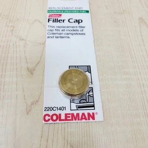 NEW Coleman Brass Fuel Filler Cap Complete Part 220C1401 - Made in the USA - Picture 1 of 5