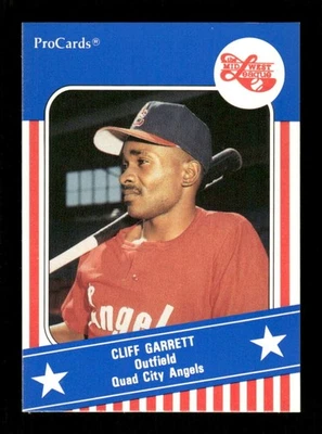 1991 Procards Midwest League All Stars MWL26 Cliff Garrett BXCP08 - Image 1 of 2