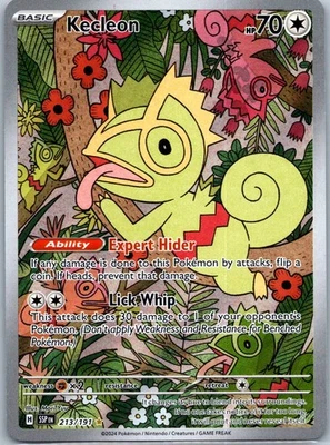 Kecleon - Illustration Rare SV08: Surging Sparks 213/191 NM - Image 1 of 2