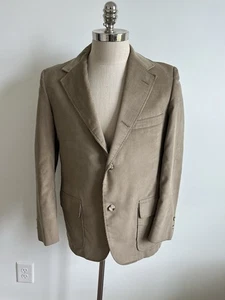 Cappotto sportivo blazer velluto a coste Brooks Brothers vintage anni 90 39 reg beige BELLO - Foto 1 di 5