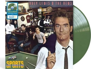 HUEY LEWIS $ THE NEWS Sports  FELT GREEN  COLOR VINYL RARE! NEW LIMITED EDITION - Imagen 1 de 3