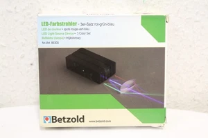 Betzold LED-Strahler 3er-Satz rot, grün, blau Neu Rechnung MwSt - Picture 1 of 3