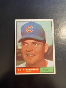 1961 Topps Baseball #107 Seth Morehead !! NR-MINT!! 1€ VERSAND!! - Bild 1 von 2
