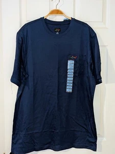 Greg Norman Soft Cotton Shark Tee Logo Casual Blue Gr. Große Neu mit Etikett - Bild 1 von 8