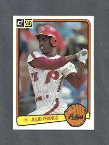 1983 Donruss Baseball #525 Julio Franco RC
