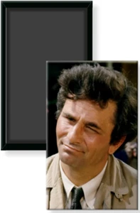 Columbo 70s Crime Drama Peter Falk Fridge Refrigerator Locker Magnet 2 x 3 Rigid - Picture 1 of 3