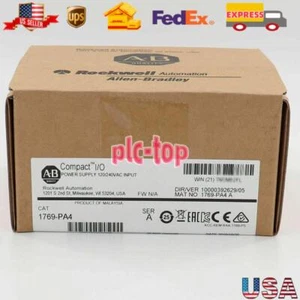 New AB 1769-PA4 SER A CompactLogix Power Supply Module 1769PA4 US Free Tax - Picture 1 of 3