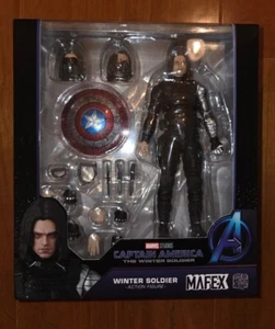 Medicom Toy MAFEX No.203 WINTER SOLDIER Avengers Captain America PVC Figure - Picture 1 of 4