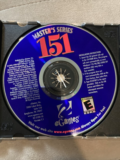 eGames 101 Incredible Games (Collector's Edition) (PC, 2002) for sale  online