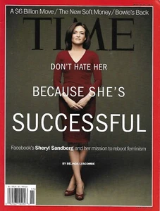 Time Magazine Facebook Sheryl Sandberg The New Soft Money David Bowie 2013 - Picture 1 of 6