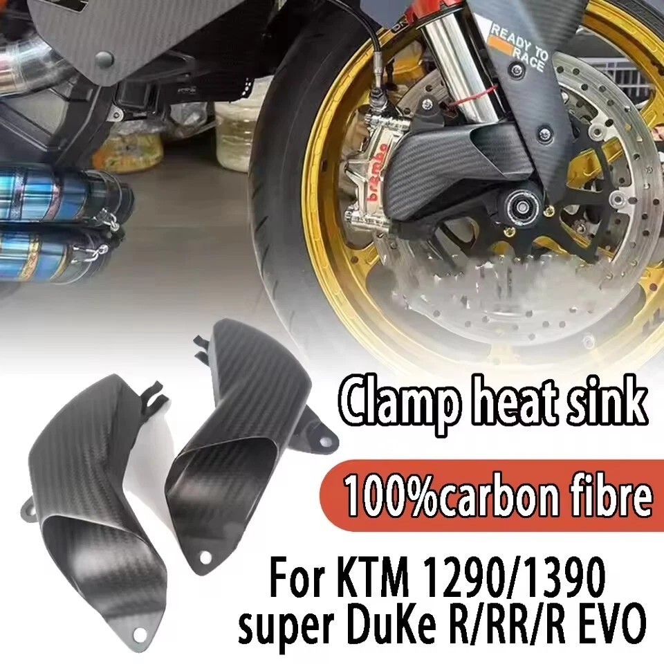 For KTM Super Duke R 1290 carbon fiber front brake air duct caliper radiator - Bild 1 von 4