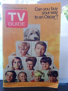 Revista TV Guide Brady Bunch 4-10 de abril de 1970 - Imagen 1 de 5