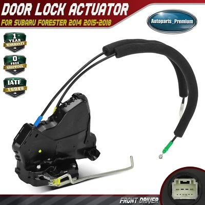 Actuador de cerradura de puerta delantera izquierda con llave inteligente para Subaru Forester 2014-2018 Foto 1 de 4