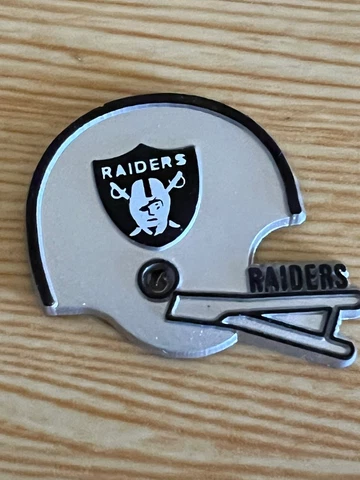 Vintage NFL Oakland Raiders Magnet Football Helmet Cover