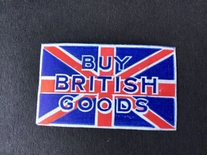 Buy British Goods Vintage Great Britain motto label 2 x 4 cm Ref R28220 - Picture 1 of 2