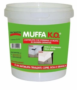 Antimuffa Fondo Sbiancante Coprente e Igienizzante Muffa K.O. Tecnostuk 3 Litri - Foto 1 di 1