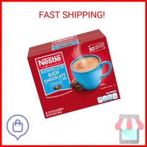 Nestle Hot Chocolate Packets, Hot Cocoa Mix, No Sugar Added and Fat Free, Bulk P - Picture 1 of 2