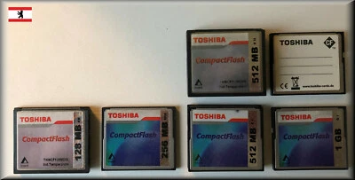 TOSHIBA CF-Card 128 256 512 1024 2048 4096 MB mit Box - Image 1 of 2