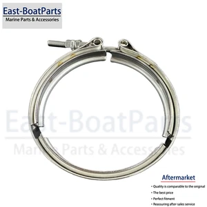 V-Clamp for Volvo Penta D4 D7 TAMD 61 62 63 71 72 73 74 75 103 Models 21325767 - Picture 1 of 6