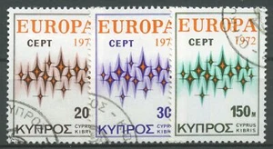 Chipre 1972 Europa CEPT estrellas 374/76 estampado - Imagen 1 de 1