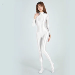 AMORESY Mujeres Aceite Brillante Mono Deportes Natación Yoga Opaco Cosplay Body - Imagen 1 de 47