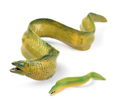 2pcs/set Moray Eel Fish PVC Toy Ocean Sea Animal Figure Doll Kids Gift
