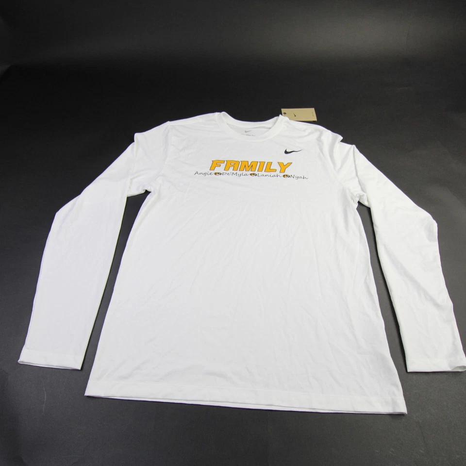 Missouri Tigers Nike Dri-Fit Long Sleeve Shirt Men's White New - Image 1 of 1