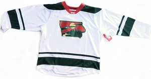 Iowa Wild Minnesota Wild CCM AHL Hockey Trikot weiß XL unbedruckt 150 $ Einzelhandel - Bild 1 von 8