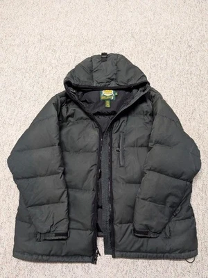 vintage CABELAS premier northern GOOSE DOWN parka coat 3XLT green PUFFER jacket - Image 1 of 4