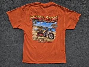 Camisa Harley Davidson Hombre Grande Manga Corta San Juan Puerto Rico Toad Beach - Imagen 1 de 6