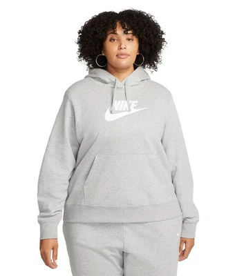 Felpa Nike donna taglie forti taglia 3X Active Sportswear Club - Immagine 1 di 3