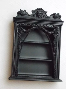 Dolls house Ornate Style Bookcase Hanging And Mirror 1 / 12th Scale - Picture 1 of 3