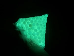 100 Glow in Dark Paintballs .68cal Law Enforcement Practice Target night game