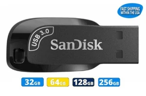 Sandisk 32GB 64GB 128GB 256GB Ultra Shift SDCZ410 Flash Drive Memory Stick Lot - Picture 1 of 23