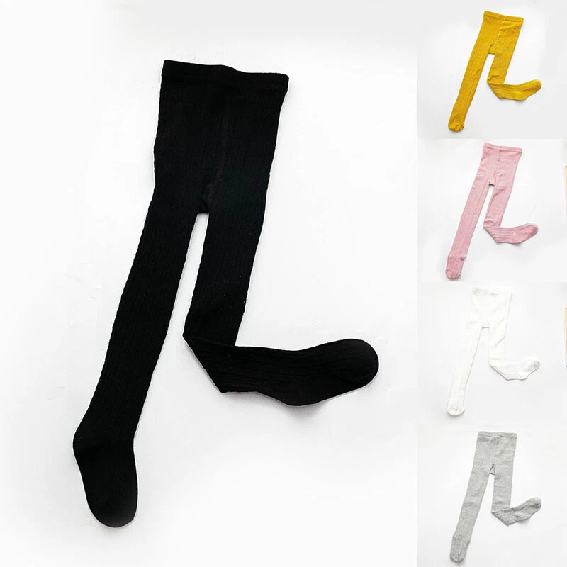 Kinder Strumpfhose Strümpfe Twist Strick Hose Solid - Bild 1 von 4