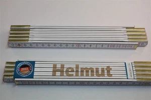 Zollstock mit Namen HELMUT Lasergravur 2 Meter Handwerkerqualität - Bild 1 von 1