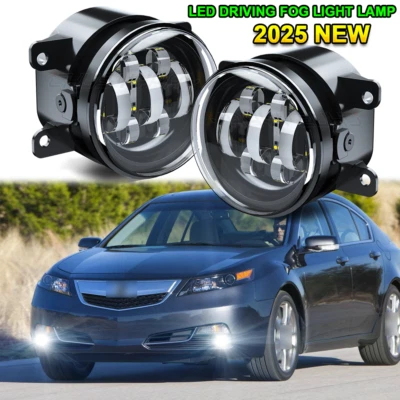 PAIR LED Front Bumper Fog Light Driving Lamp For ACURA TL 2012 2013 2014 - Imagem 1 de 4