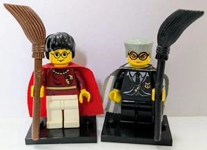Lego - Harry Potter - Quidditch Harry HP019 Madame Hooch HP021 - Minifigures x2 - Picture 1 of 2