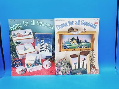 Home for All Seasons Vol  & 9 Debbie Toews Decorative Painting Patterns Craft. - Image 1 of 4