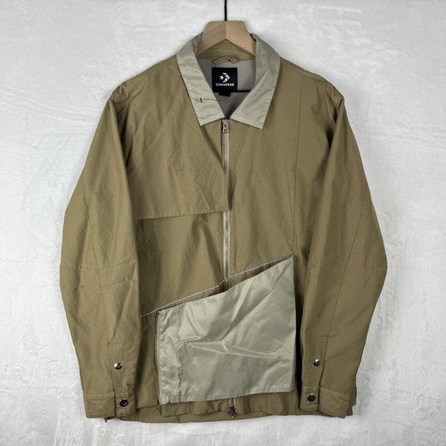 CONVERSE X A C WALL COACHES JACKET Uomo Marrone Medio Tasche Utility Collab